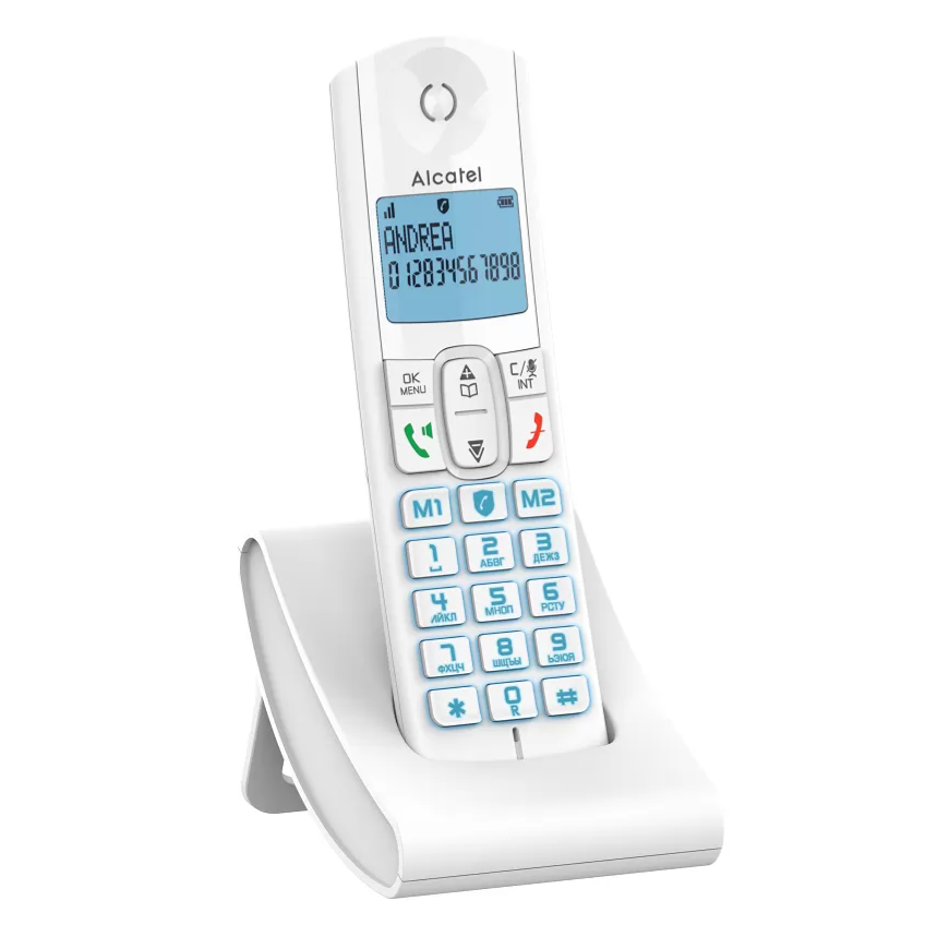 Радиотелефон Alcatel F685 White - ATLB1429060 - фото 2