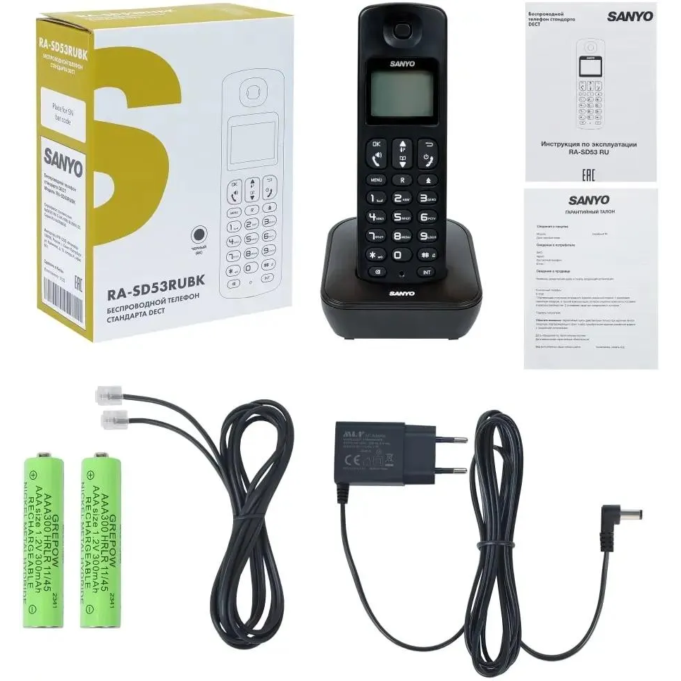 Радиотелефон SANYO RA-SD53RUBK - фото 5