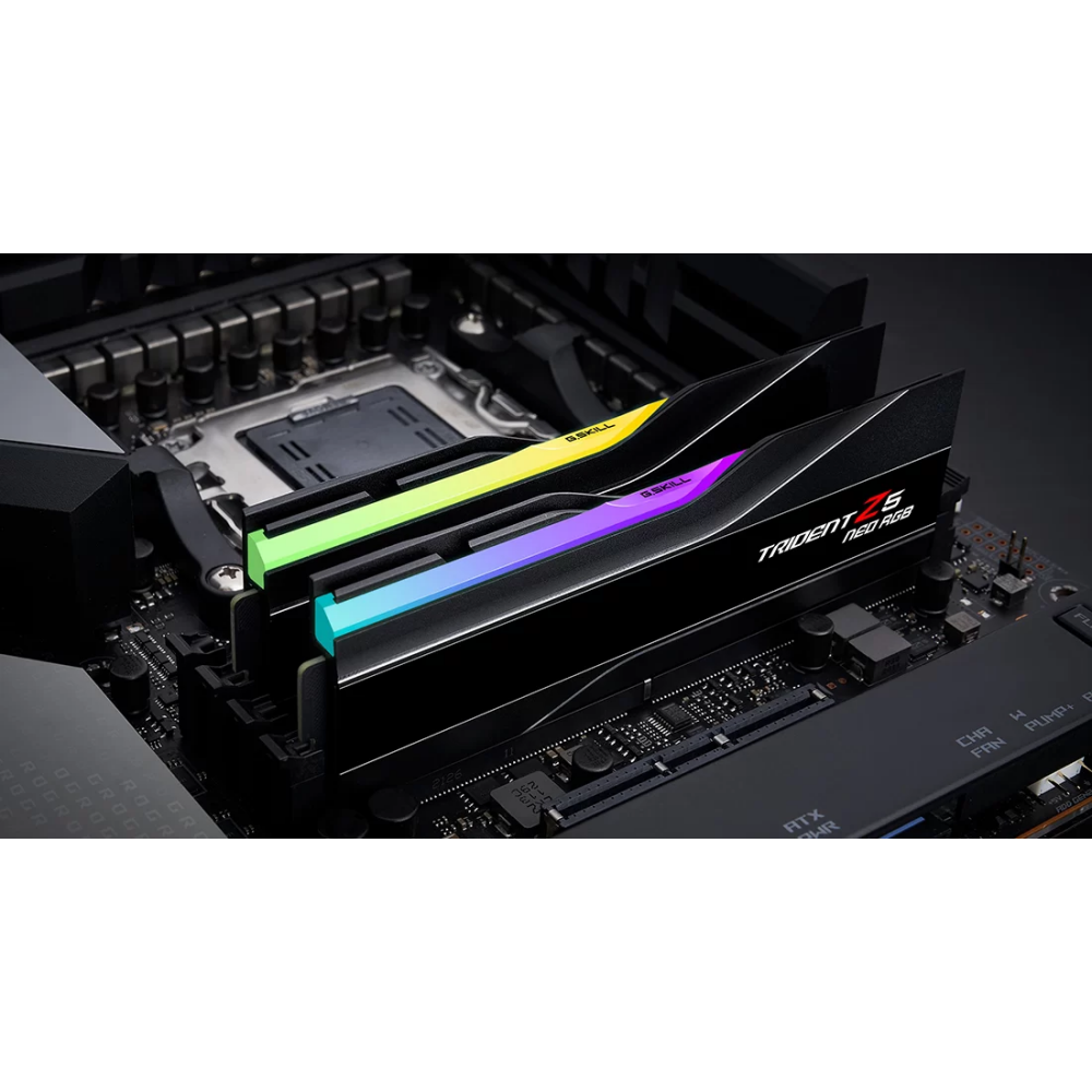 Оперативная память 64Gb DDR5 6000MHz G.Skill Trident Z5 Neo RGB (F5-6000J3636F32GX2-TZ5NR) (2x32Gb KIT) - фото 5