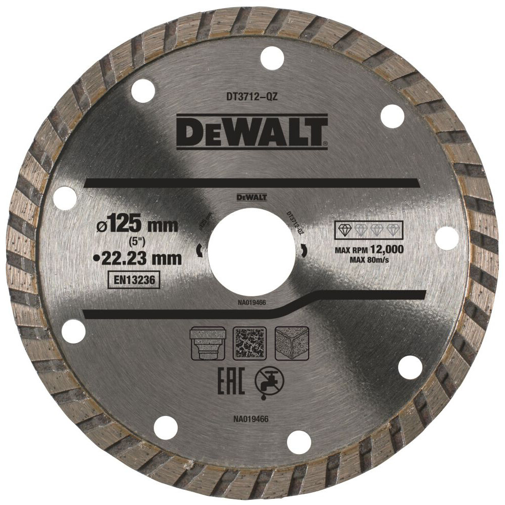 Диск алмазный DeWALT DT3712