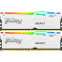 Оперативная память 64Gb DDR5 6400MHz Kingston Fury Beast White (KF564C32BWAK2-64) (2x32Gb KIT)