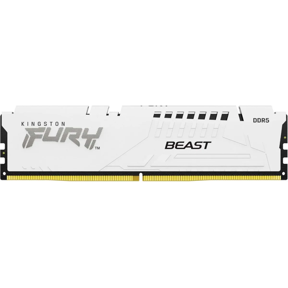 Оперативная память 16Gb DDR5 6400MHz Kingston Fury Beast White (KF564C32BWE-16)