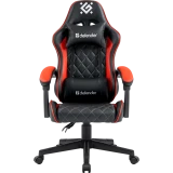 Игровое кресло Defender Majestic Black/Red (64478)