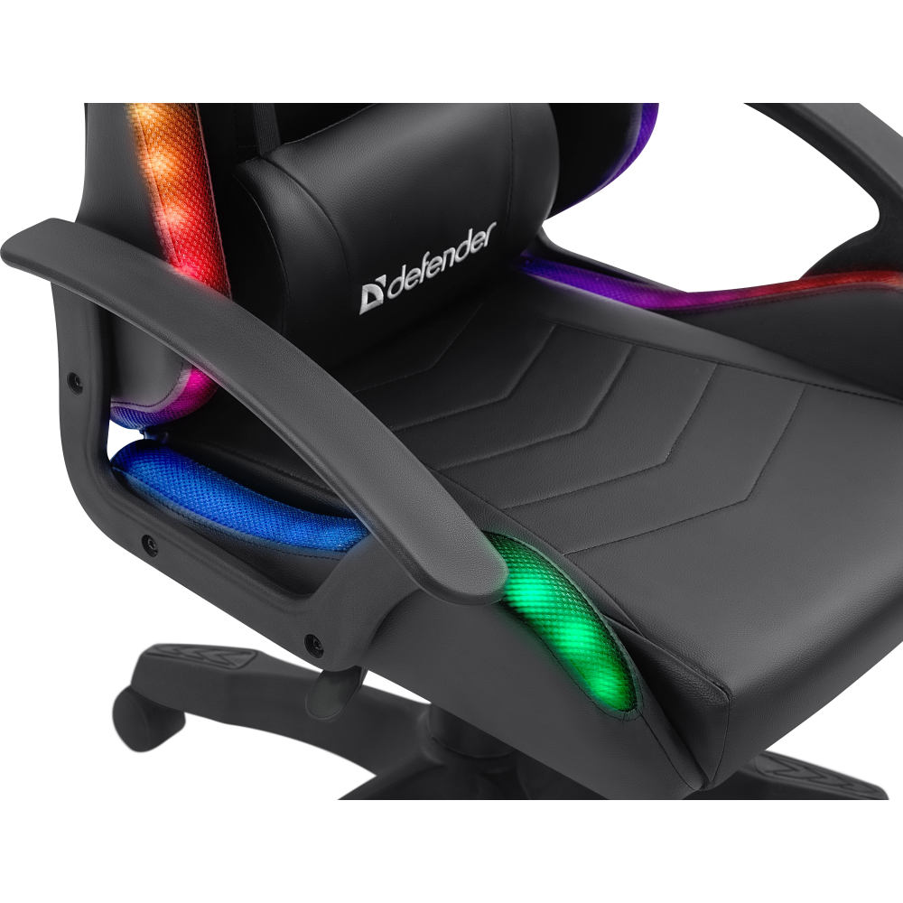 Игровое кресло Defender Factor X Black - 64045 - фото 7