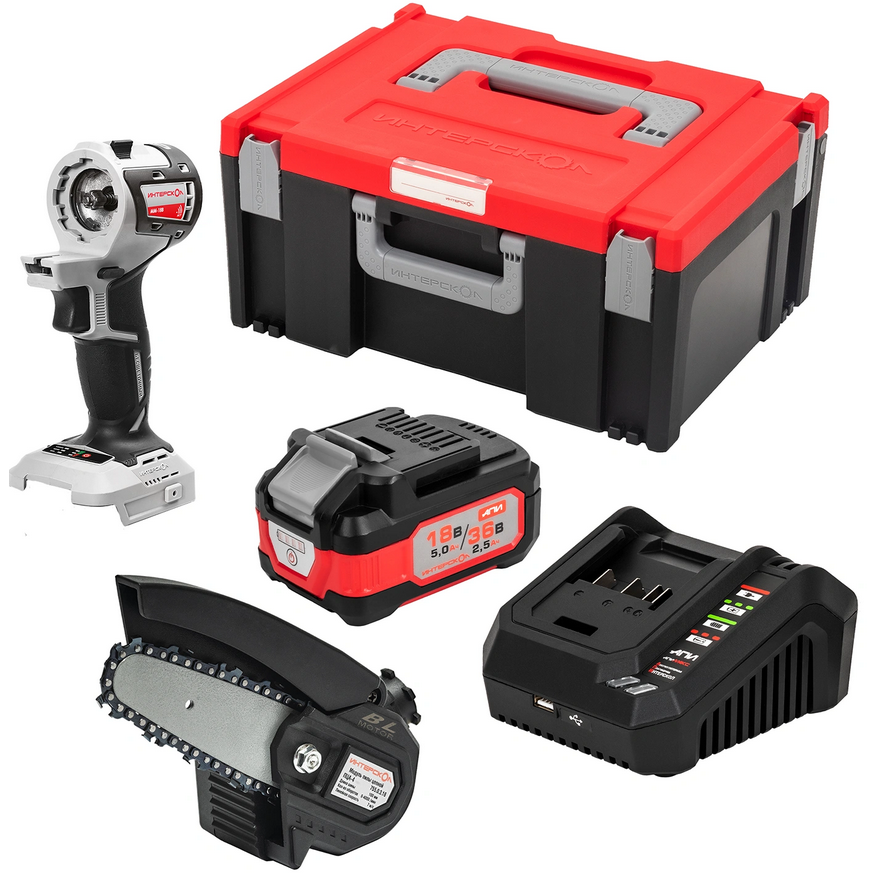 Электропила Интерскол МультиМАКС "Базовый Садовника" - 755.4.3.41 - фото 2