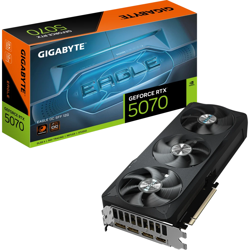 Видеокарта NVIDIA GeForce RTX 5070 Gigabyte EAGLE OC SFF 12Gb (GV-N5070EAGLE OC-12GD) - фото 10