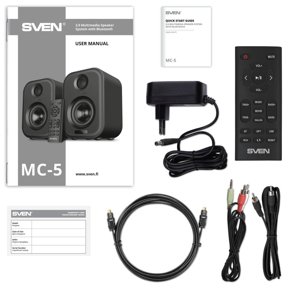 Колонки Sven MC-5 Grey - SV-022464 - фото 6