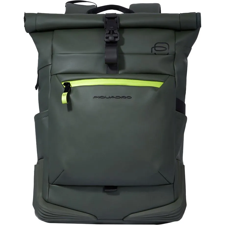 Рюкзак для ноутбука Piquadro Roll Top Backpack for Laptop 15.6 Green (CA6291C2OW) - CA6291C2OW/VE