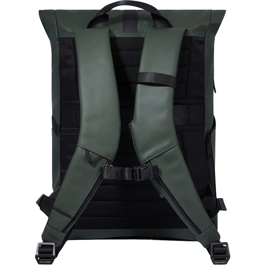 Рюкзак для ноутбука Piquadro Roll Top Backpack for Laptop 15.6 Green (CA6291C2OW) - CA6291C2OW/VE - фото 3
