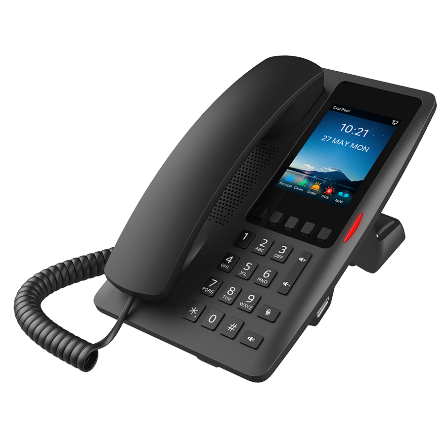 VoIP-телефон Fanvil (Linkvil) H6W Wi-Fi IP Phone Black - фото 3