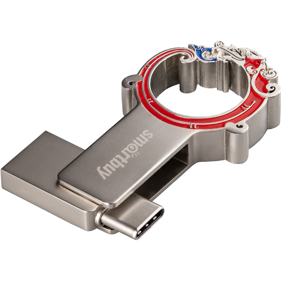 USB Flash накопитель 128GB SmartBuy Metal Snake (SB128GB3MSN)