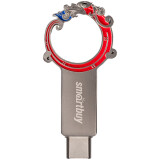 USB Flash накопитель 32Gb SmartBuy Metal Snake (SB32GB3MSN)