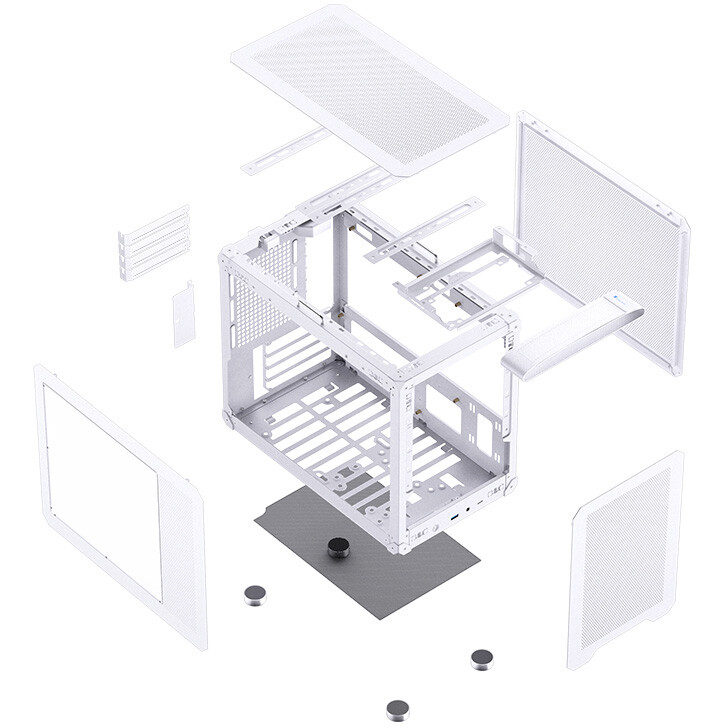 Корпус Jonsbo C6 MAX White - фото 15