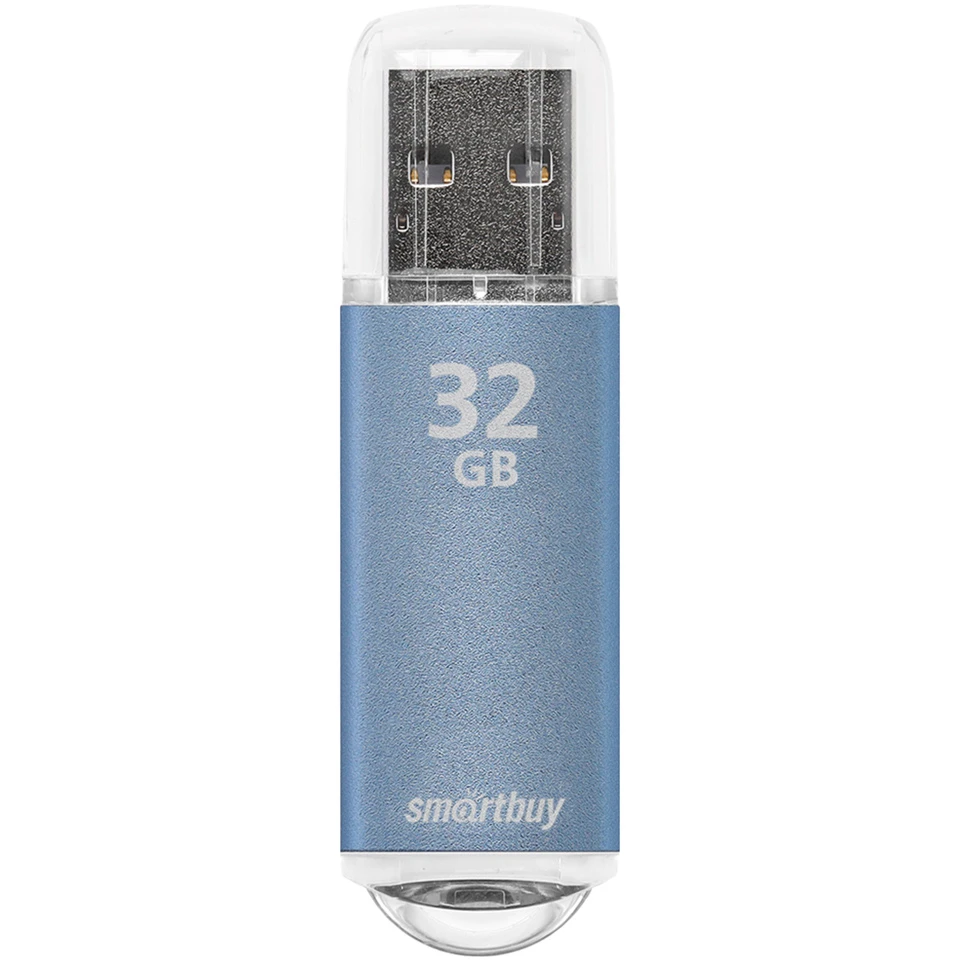 USB Flash накопитель 32Gb SmartBuy V-Cut Blue - SB32GBVCBSN - фото 2