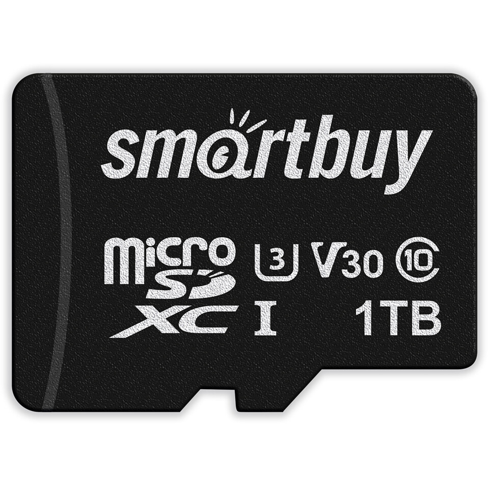 Карта памяти 1Tb MicroSD SmartBuy + SD адаптер (SB1TBSDP01) - фото 3