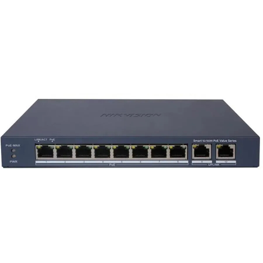 Коммутатор (свитч) Hikvision DS-3E1310P-EI/M