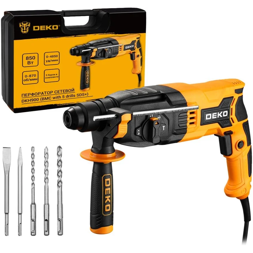 Перфоратор DEKO DKH900 - 083-1044 - фото 3