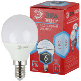 Светодиодная лампочка ЭРА RED LINE ECO LED P45-6W-840-E14 (6 Вт, E14) (Б0019077)