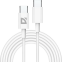 Кабель USB Type-C - USB Type-C, 2м, Defender F182 60W White - 87538