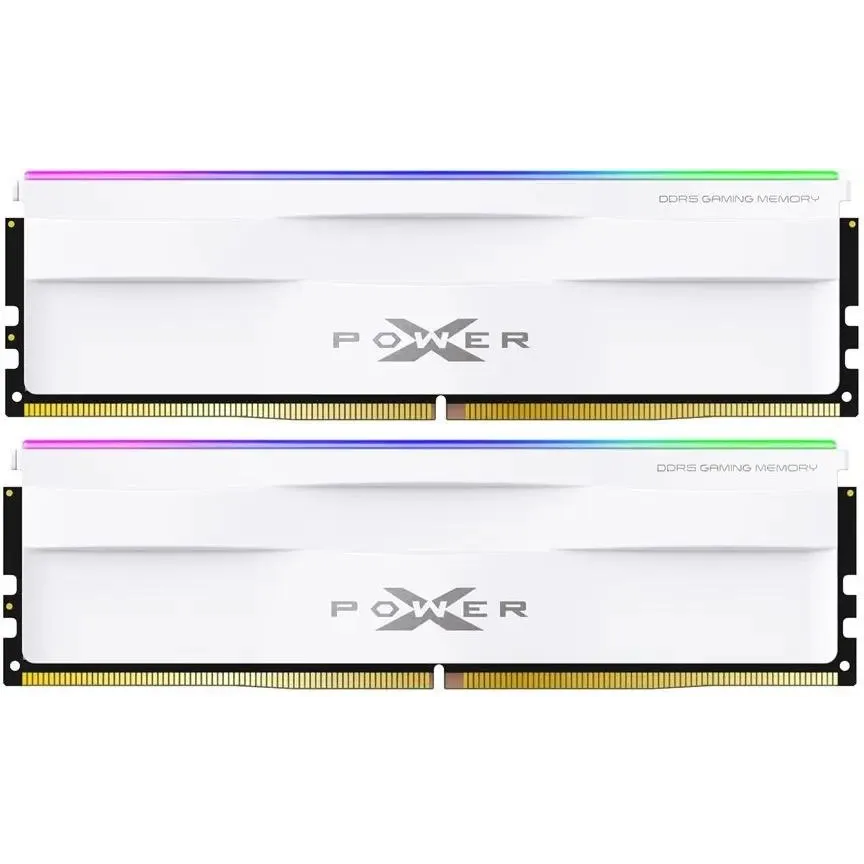 Оперативная память 32Gb DDR5 6000MHz Silicon Power XPower Zenith RGB White (SP032GXLWU60CFDH) (2x16Gb KIT)
