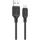 Кабель USB A (M) - microUSB B (M), 1м, HOCO X90 Cool Black (6931474788429)
