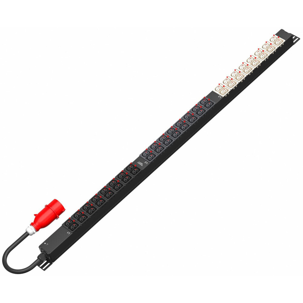 Блок розеток SMARTWATT 0U-B-3P16A-SMB-24C13-24C39-UL-3M-IEC309 - PB31SO2424UL/4512020450075