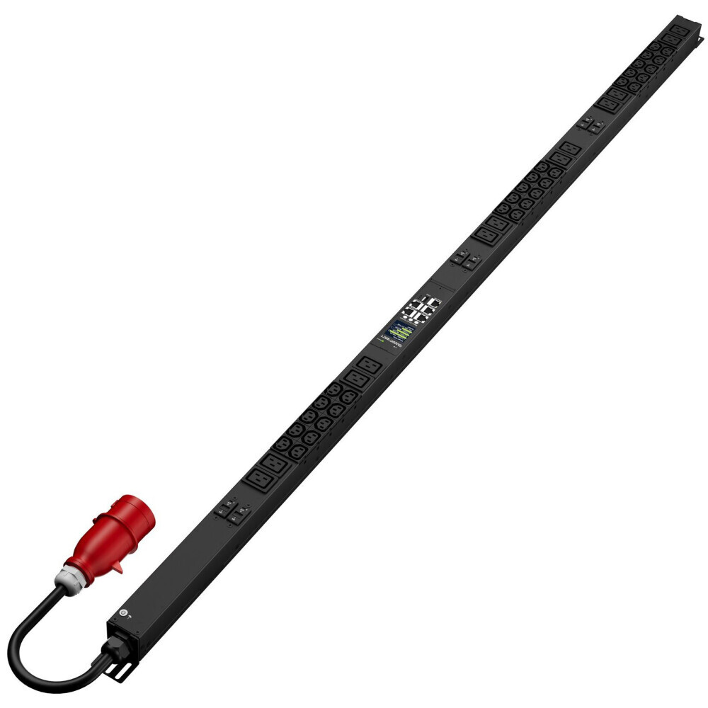 Блок розеток SMARTWATT 0U-MI-3P32A-SMB-6CB-30C13-12C19-S-3M-IEC309