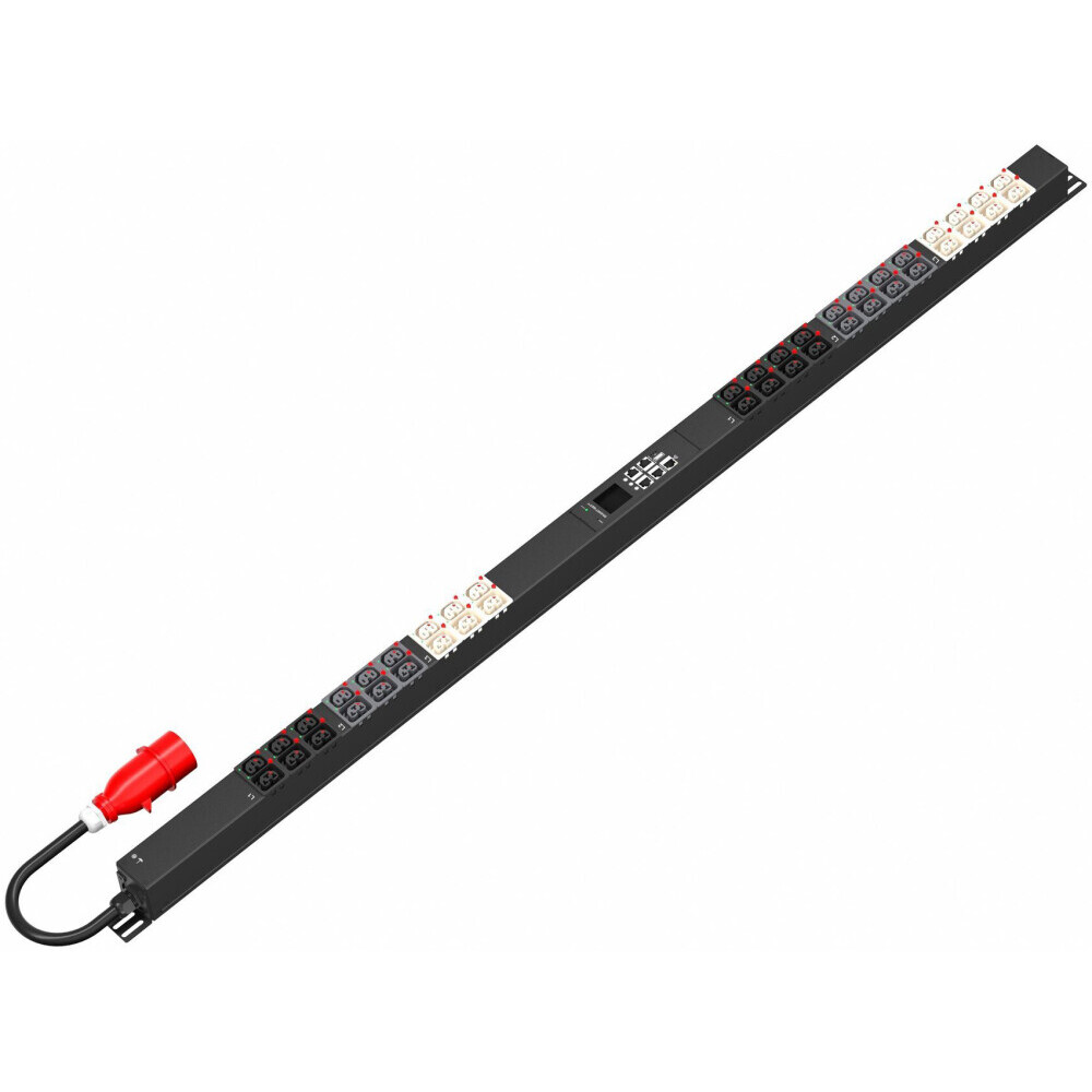 Блок розеток SMARTWATT 0U-MIS-3P16A-SMB-21C13-21C39-UL-3M-IEC309