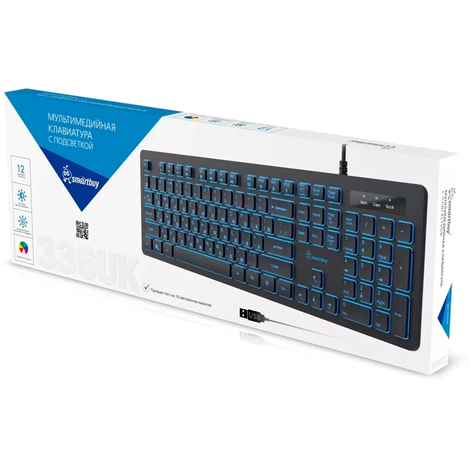 Клавиатура SmartBuy 336 USB Black - SBK336UK - фото 4
