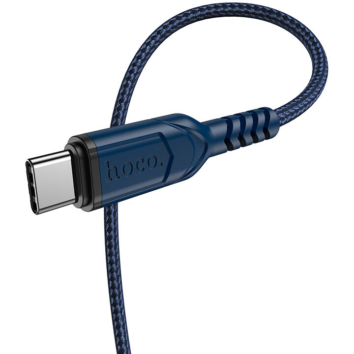 Кабель USB - USB Type-C, 1м, HOCO X59 Victory Blue - 6931474744944 - фото 2