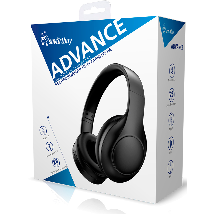 Гарнитура SmartBuy ADVANCE Black (SBH911) - фото 2