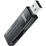 Кардридер HOCO HB20 Black (6931474735201)