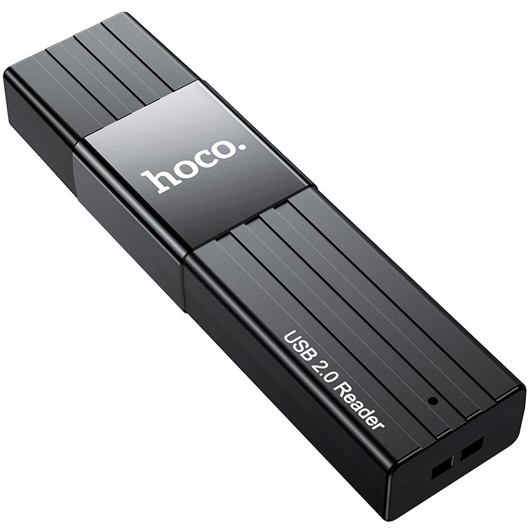 Кардридер HOCO HB20 Black - 6931474735201 - фото 2