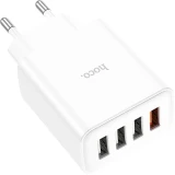 Сетевое зарядное устройство HOCO C102A Fuerza White (6931474777713)