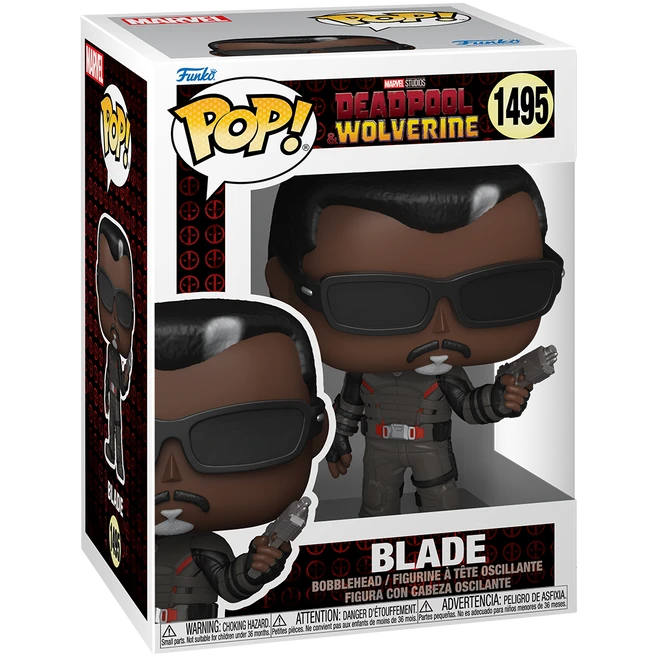 Фигурка Funko POP! Bobble Marvel Deadpool 3 Blade - 84847 - фото 2