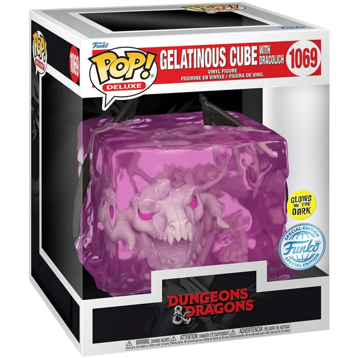 Фигурка Funko POP! Deluxe D&D Gelatinous Cube with Dracolich - 84422 - фото 2