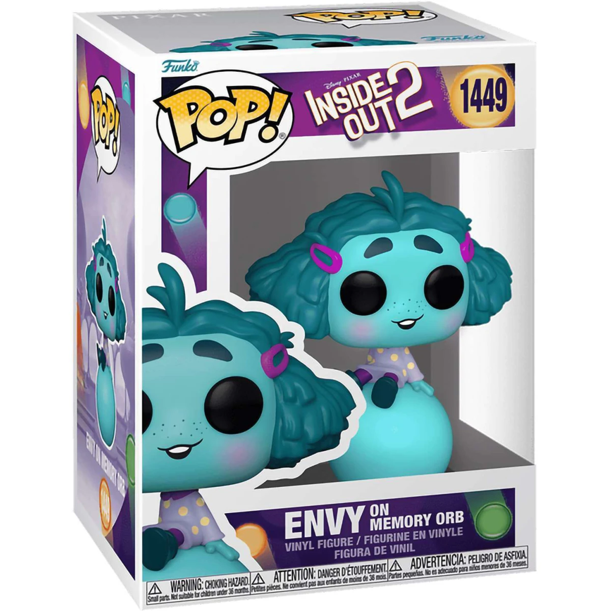 Фигурка Funko POP! Disney Inside Out 2 Envy (On Memory Orb) - 75998 - фото 2