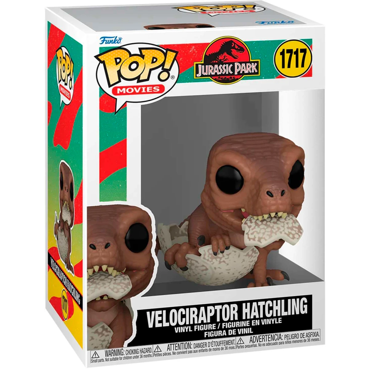 Фигурка Funko POP! Movies Jurassic Park Velociraptor Hatchling - 75987 - фото 2
