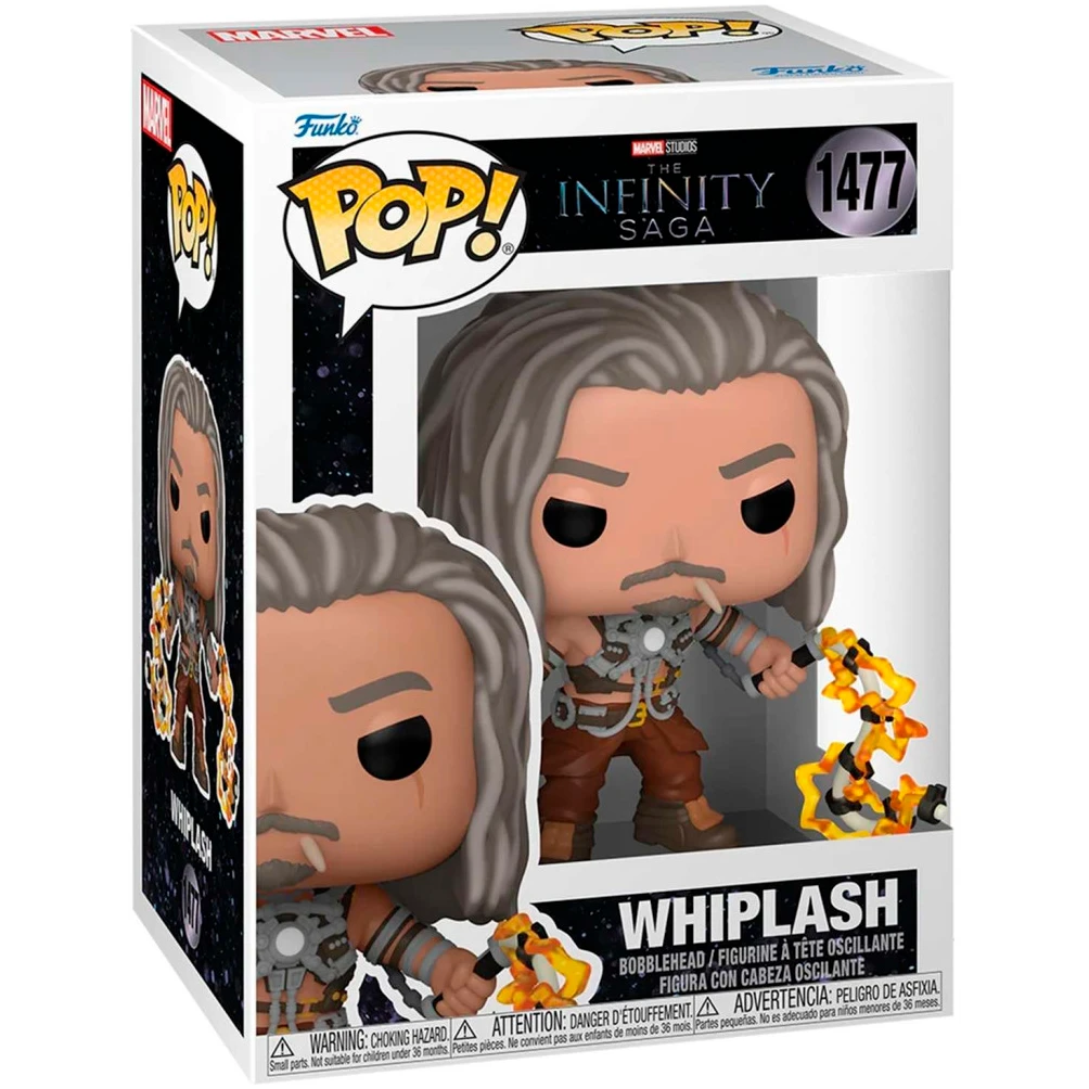 Фигурка Funko POP! Bobble Marvel Infinity Saga Iron Man 2 Whiplash - 83792 - фото 2