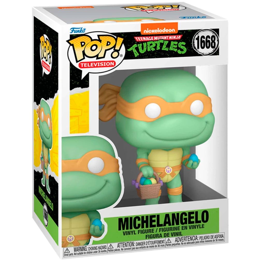 Фигурка Funko POP! TV TMNT Easter Michaelangelo - 86044 - фото 2