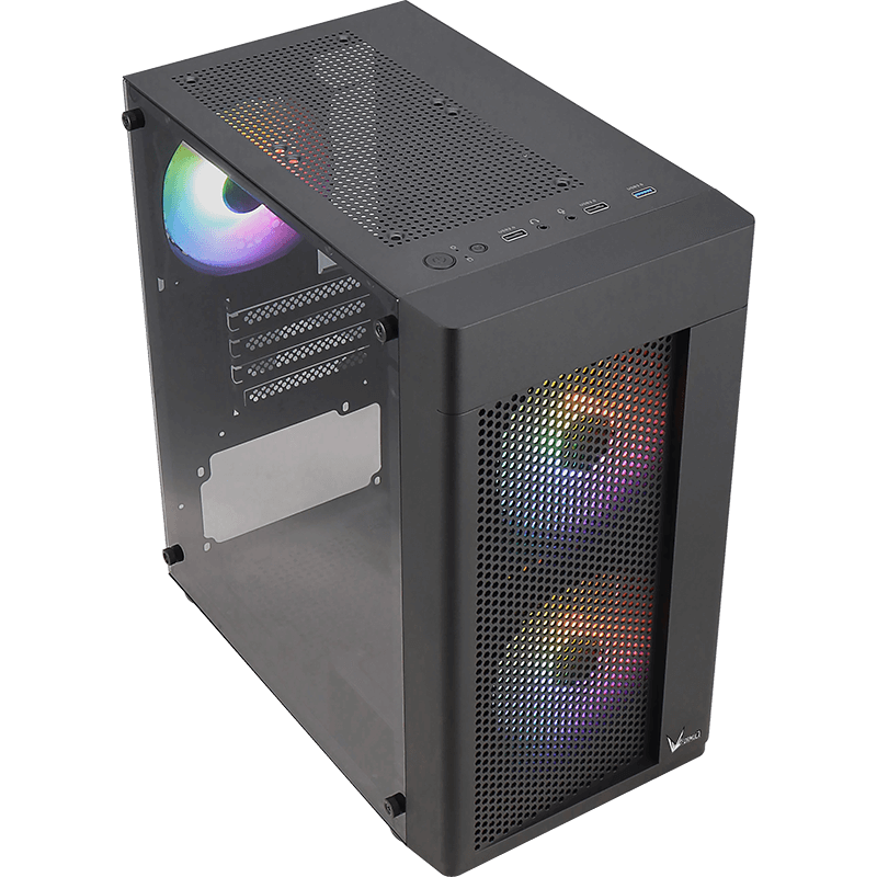 Корпус Formula Hexform-G-BK-V2 Black - 62396 - фото 3