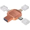 USB Flash накопитель 32Gb SmartBuy MC15A Metal Quad (SB032GBMC15A) - фото 2