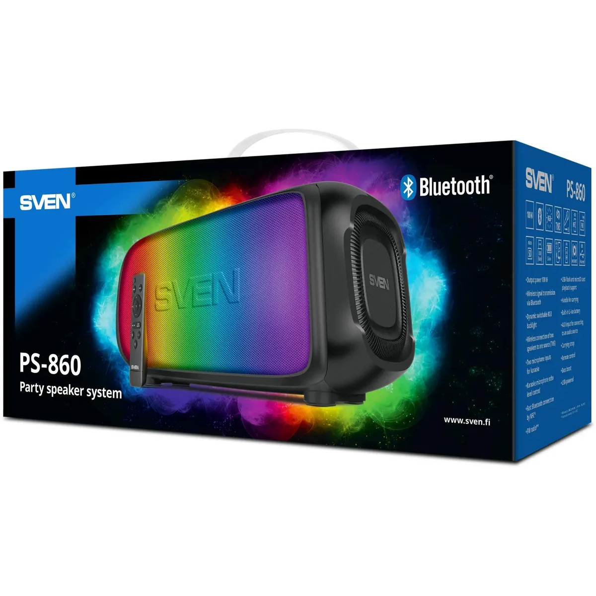 Портативная акустика Sven PS-860 Black - SV-022518 - фото 13