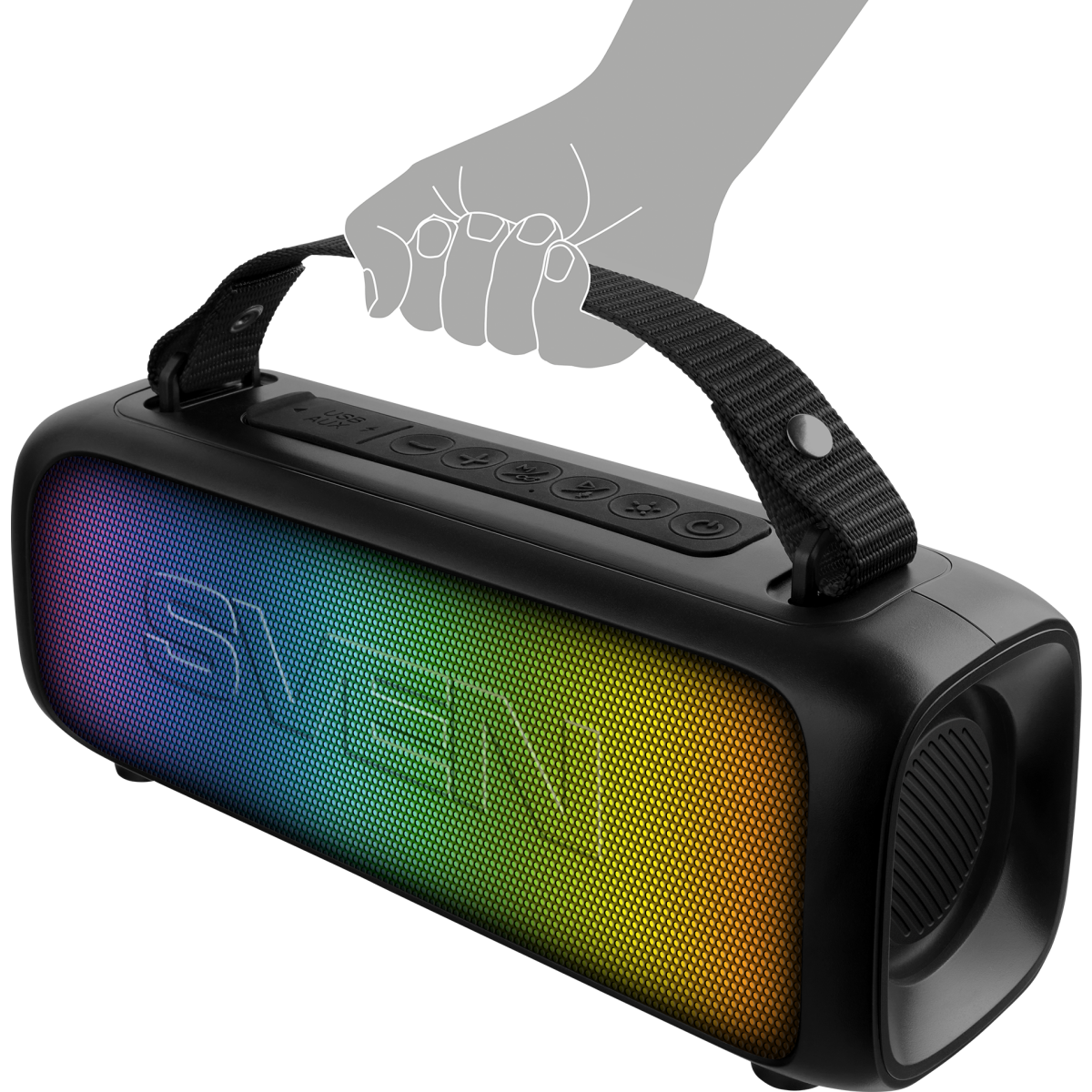 Портативная акустика Sven PS-235 Black - SV-022075 - фото 8