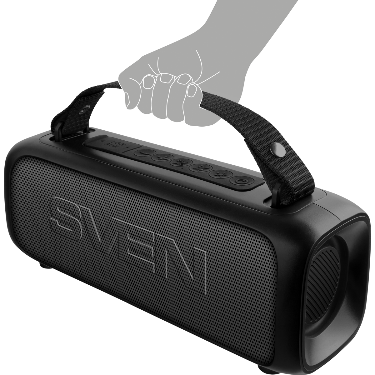 Портативная акустика Sven PS-235 Black - SV-022075 - фото 9