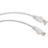 Патч-корд Cabeus PC-UTP-RJ45-Cat.5e-1m-WH, 1м