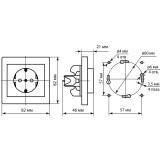Электрическая розетка TDM ELECTRIC SQ1816-0038