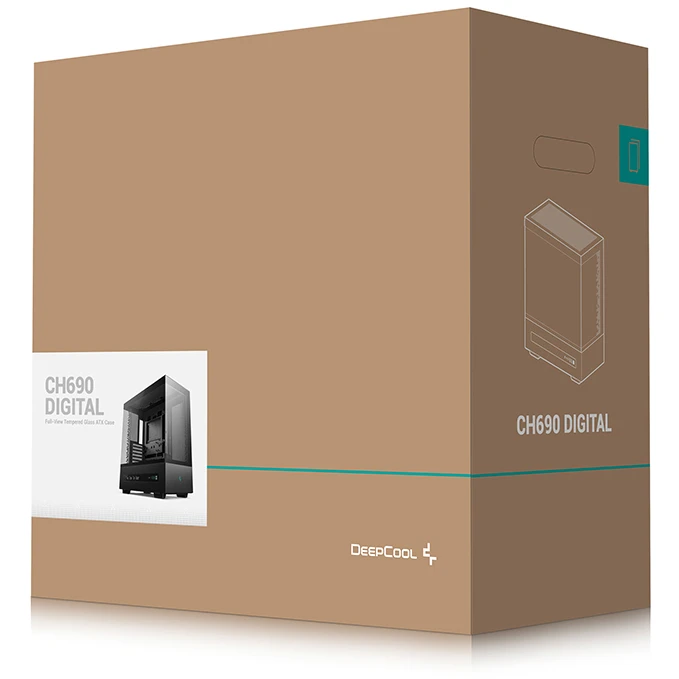 Корпус DeepCool CH690 Digital Black - R-CH690-BKNNA0D-G-1 - фото 11