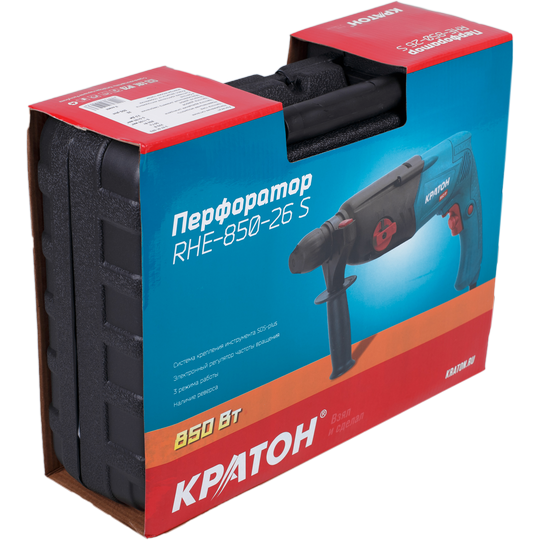 Перфоратор КРАТОН RHE-850-26S - 3 07 01 023 - фото 6