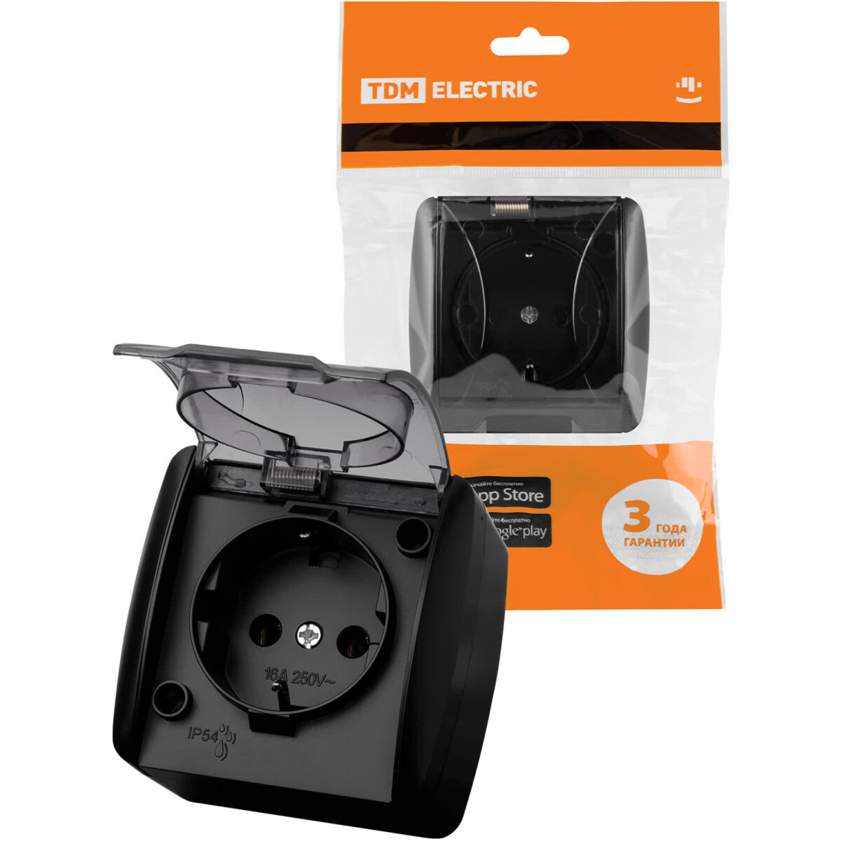 Электрическая розетка TDM ELECTRIC SQ1818-0307 - фото 5